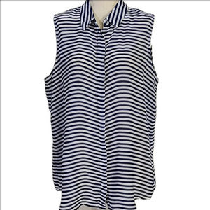 BANANA REPUBLIC NAUTICAL BUTTON DOWN TOP